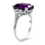 The Dakira Ring, smalltop view on a hand