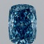 2.58 Ct. Fancy Vivid Blue Cushion Lab Grown Diamond