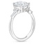 Platinum Yvonne Diamond Ring, smallside view