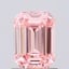 1.10 Ct. Fancy Vivid Pink Emerald Lab Grown Diamond