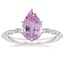 18K White Gold Dominique Diamond Ring (1/3 ct. tw.), smalltop view