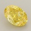 2.06 Ct. Fancy Vivid  Yellow Oval Lab Grown Diamond