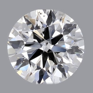 Round diamond — real photo