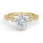 Custom North Star Spaced Diamond Ring