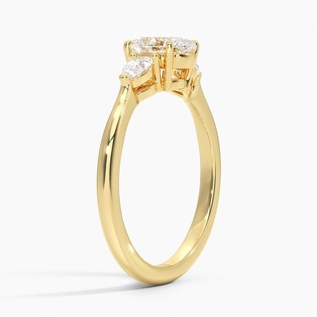 Petite Opera Three Stone Diamond Ring - Brilliant Earth