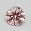 0.70 Ct. Fancy Intense Pink Round Lab Grown Diamond