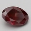 2.53 Ct. Fancy Deep Pink Oval Lab Grown Diamond