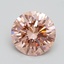 2.01 Ct. Fancy Intense Pink Round Lab Grown Diamond