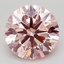3.50 Ct. Fancy Pink Round Lab Grown Diamond
