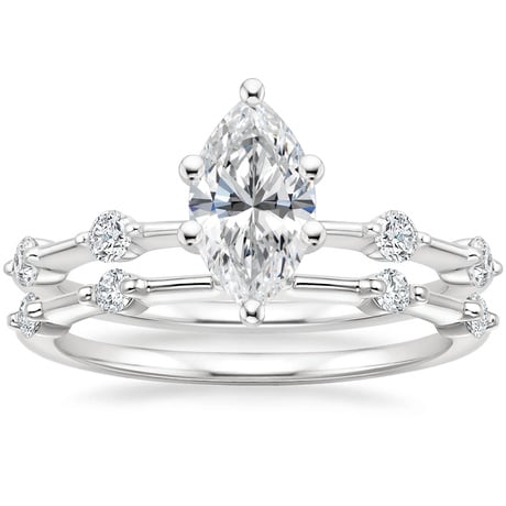 Platinum Aimee Diamond Bridal Set