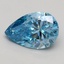 2.01 Ct. Fancy Vivid Blue Pear Lab Grown Diamond