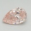 1.01 Ct. Fancy Intense Pink Pear Lab Grown Diamond