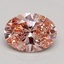 1.70 Ct. Fancy Intense Pink Oval Lab Grown Diamond