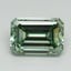 3.07 Ct. Fancy Vivid Pacific Green Emerald Lab Grown Diamond