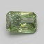 1.54 Ct. Fancy Vivid Green Radiant Lab Grown Diamond