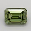 4.50 Ct. Fancy Vivid  Green Emerald Lab Grown Diamond