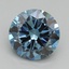 2.50 Ct. Fancy Intense Blue Round Lab Grown Diamond