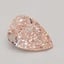 0.79 Ct. Fancy Vivid Pink Pear Lab Grown Diamond