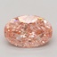 5.10 Ct. Fancy Vivid Pink Oval Lab Grown Diamond
