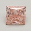 3.19 Ct. Fancy Intense Pink Princess Lab Grown Diamond