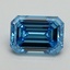 2.04 Ct. Fancy Vivid Malibu Blue Emerald Lab Grown Diamond