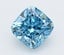 2.56 Ct. Fancy Vivid  Blue Cushion Lab Grown Diamond