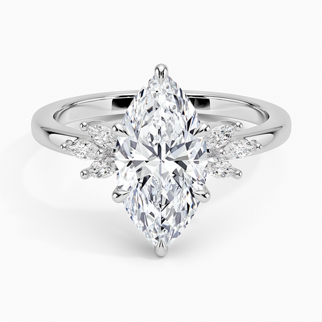 18K White Gold Stella Diamond Ring