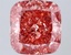 3.51 Ct. Fancy Vivid Pink Cushion Lab Grown Diamond