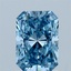 1.51 Ct. Fancy Vivid Blue Radiant Lab Grown Diamond