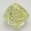 1.51 Ct. Fancy Yellow Cushion Diamond