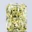 2.09 Ct. Fancy Vivid Yellow Radiant Lab Grown Diamond