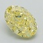 1.45 Ct. Fancy Intense Yellow Oval Lab Grown Diamond