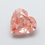 3.00 Ct. Fancy Intense Brown Pink Heart Lab Grown Diamond