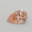 0.61 Ct. Fancy Pink Pear Lab Grown Diamond