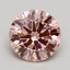 1.71 Ct. Fancy Intense Pink Round Lab Grown Diamond