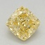 0.82 Ct. Fancy  Yellow Cushion Lab Grown Diamond