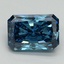 2.57 Ct. Fancy Vivid Blue Radiant Lab Grown Diamond
