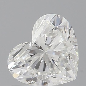 Heart diamond — real photo