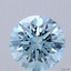 2.50 Ct. Fancy Vivid Blue Round Lab Grown Diamond