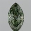 2.53 Ct. Fancy Vivid Green Marquise Lab Grown Diamond