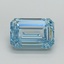 5.14 Ct. Fancy Intense Blue Emerald Lab Grown Diamond