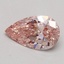 0.56 Ct. Fancy Intense Pink Pear Lab Grown Diamond