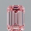 2.06 Ct. Fancy Vivid Pink Emerald Lab Grown Diamond