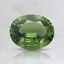 7.1x5.6mm Unheated Green Oval Sapphire