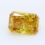 2.05 Ct. Fancy Vivid Brownish Yellow Radiant Lab Grown Diamond
