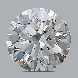 Round diamond — real photo