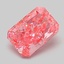 1.10 Ct. Fancy Vivid Pink Radiant Lab Grown Diamond