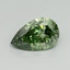 2.04 Ct. Fancy Vivid Green Pear Lab Grown Diamond