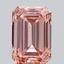 3.08 Ct. Fancy Vivid Pink Emerald Lab Grown Diamond