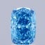 1.55 Ct. Fancy Vivid  Blue Cushion Lab Grown Diamond